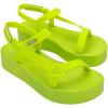 imageMelissa Sun Downtown Platform Sandals  Fashion Sandals for Women  Versatile Summer Sandals  Beach to Dinner Style  Bubblegum Scented SoleGreen