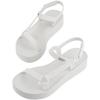 imageMelissa Sun Downtown Platform Sandals  Fashion Sandals for Women  Versatile Summer Sandals  Beach to Dinner Style  Bubblegum Scented SoleWhite