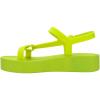 imageMelissa Sun Downtown Platform Sandals  Fashion Sandals for Women  Versatile Summer Sandals  Beach to Dinner Style  Bubblegum Scented SoleGreen