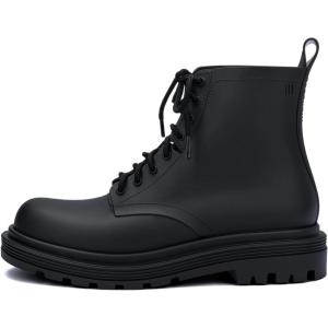 imageMelissa Coturno Womens Jelly Combat Military BootBlack