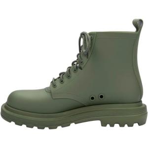 imageMelissa Coturno Womens Jelly Combat Military BootGreen