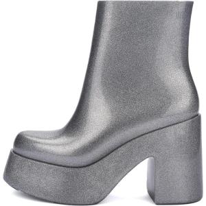 imageMelissa Nubia II Womens Platform BootGlitter Clear