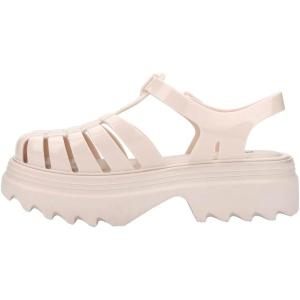imageMelissa Possession Platform II Jelly Sandals for Women  Classic FishermanStyle Chunky Platform with Adjustable Ankle Strap Lightweight EVA Sole and NonSlip TractionBeige