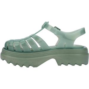 imageMelissa Possession Platform II Jelly Sandals for Women  Classic FishermanStyle Chunky Platform with Adjustable Ankle Strap Lightweight EVA Sole and NonSlip TractionGreen