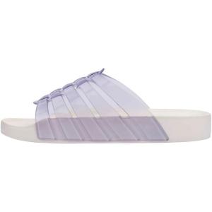 imageMelissa Possession Slides for Women  Flat JellyStyle Comfort with Fisherman Design  100 PVC Upper 100 EVA Sole Bubblegum Scent  Chic Summer Sandals for WomenTransparent White