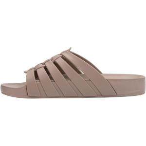imageMelissa Possession Slides for Women  Flat JellyStyle Comfort with Fisherman Design  100 PVC Upper 100 EVA Sole Bubblegum Scent  Chic Summer Sandals for WomenMatte Beige