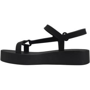 imageMelissa Sun Downtown Platform Sandals  Fashion Sandals for Women  Versatile Summer Sandals  Beach to Dinner Style  Bubblegum Scented SoleBlack