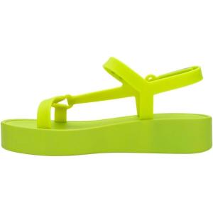 imageMelissa Sun Downtown Platform Sandals  Fashion Sandals for Women  Versatile Summer Sandals  Beach to Dinner Style  Bubblegum Scented SoleGreen
