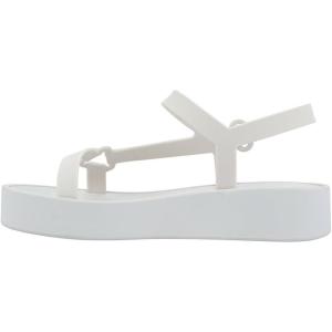 imageMelissa Sun Downtown Platform Sandals  Fashion Sandals for Women  Versatile Summer Sandals  Beach to Dinner Style  Bubblegum Scented SoleWhite