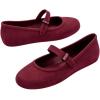 imageMelissa Soft Ballerina Velvet Ballerina Flats for WomenRed