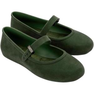 imageMelissa Soft Ballerina Velvet Ballerina Flats for WomenGreen