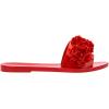 imageMelissa Babe Springtime Slides for Women  Feminine ampamp Trendy Jelly Slides with Flower Applique Dressy Summer Sandals for Women Adult Jellies Womens Jelly Shoes Slip On SandalsRedRed