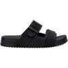 imageMelissa Cozy Connection Slide  Womens Fashion Sandals with Snakeskin Textural Pattern Adjustable Buckle  Lightweight EVA Lug Sole  Stylish and Comfortable SlidesBlack