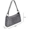 imageMelissa Hoop Bag for WomenSilver