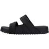 imageMelissa Cozy Connection Slide  Womens Fashion Sandals with Snakeskin Textural Pattern Adjustable Buckle  Lightweight EVA Lug Sole  Stylish and Comfortable SlidesBlack