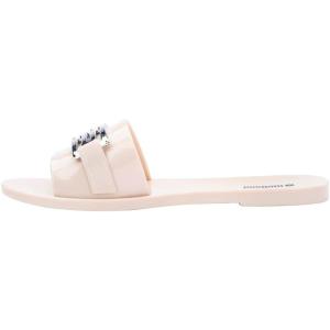 imageMelissa Babe M Chic Slide Sandals for Women  Stylish and Lightweight SlipOn with Comfortable Footbed Durable MelFlex PVC and Signature bubblegum ScentBeige