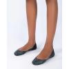 imageMelissa Campana Papel Flats for Women  Comfortable Stylish ampamp Flexible SlideOn ClosedToe Jelly Flat Shoes with Hollow Interwoven Cut Out DesignBlack Multicolor