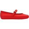 imageMelissa Soft Ballerina Collection  Seasonless Flats for Women  Classic Ballet Style with Adjustable Strap  LightasAir PVC Construction  Soft Foam Insole  Bubblegum ScentRed