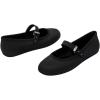 imageMelissa Soft Ballerina Collection  Seasonless Flats for Women  Classic Ballet Style with Adjustable Strap  LightasAir PVC Construction  Soft Foam Insole  Bubblegum ScentBlack