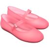 imageMelissa Soft Ballerina Collection  Seasonless Flats for Women  Classic Ballet Style with Adjustable Strap  LightasAir PVC Construction  Soft Foam Insole  Bubblegum ScentClear Pink