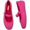 imageMelissa Soft Ballerina Collection  Seasonless Flats for Women  Classic Ballet Style with Adjustable Strap  LightasAir PVC Construction  Soft Foam Insole  Bubblegum ScentPinkPink