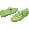 imageMelissa Soft Ballerina Collection  Seasonless Flats for Women  Classic Ballet Style with Adjustable Strap  LightasAir PVC Construction  Soft Foam Insole  Bubblegum ScentGreenBeige