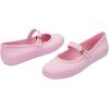 imageMelissa Soft Ballerina Collection  Seasonless Flats for Women  Classic Ballet Style with Adjustable Strap  LightasAir PVC Construction  Soft Foam Insole  Bubblegum ScentPink