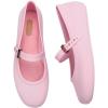 imageMelissa Soft Ballerina Collection  Seasonless Flats for Women  Classic Ballet Style with Adjustable Strap  LightasAir PVC Construction  Soft Foam Insole  Bubblegum ScentPink