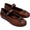 imageMelissa Sophie Jelly Flats for Women  Ballet Flats for Women Bow Applique ampamp Strap Slipon ClosedToe Womens Jelly ShoesBronze