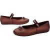 imageMelissa Sophie Jelly Flats for Women  Ballet Flats for Women Bow Applique ampamp Strap Slipon ClosedToe Womens Jelly ShoesBronze