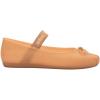 imageMelissa Sophie Jelly Flats for Women  Ballet Flats for Women Bow Applique ampamp Strap Slipon ClosedToe Womens Jelly ShoesMilky Beige