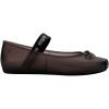 imageMelissa Sophie Jelly Flats for Women  Ballet Flats for Women Bow Applique ampamp Strap Slipon ClosedToe Womens Jelly ShoesPearly Black