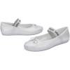 imageMelissa Sophie Jelly Flats for Women  Ballet Flats for Women Bow Applique ampamp Strap Slipon ClosedToe Womens Jelly ShoesPearly White