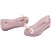 imageMelissa Ultragirl Bow II Flat  Versatile SlipOn Design  Stylish Flats for Women  Sweet Bow Detail  Comfy Fit  PVC ampamp Metal Upper  Laminated Insole  Bubblegum Scent  Dressy FlatsBeige