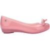 imageMelissa Ultragirl Bow II Flat  Versatile SlipOn Design  Stylish Flats for Women  Sweet Bow Detail  Comfy Fit  PVC ampamp Metal Upper  Laminated Insole  Bubblegum Scent  Dressy FlatsPink