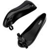 imageMelissa Ultragirl Bow II Flat  Versatile SlipOn Design  Stylish Flats for Women  Sweet Bow Detail  Comfy Fit  PVC ampamp Metal Upper  Laminated Insole  Bubblegum Scent  Dressy FlatsBlack