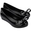 imageMelissa Ultragirl Bow II Flat  Versatile SlipOn Design  Stylish Flats for Women  Sweet Bow Detail  Comfy Fit  PVC ampamp Metal Upper  Laminated Insole  Bubblegum Scent  Dressy FlatsBlack
