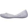 imageMelissa Campana Papel Flats for Women  Comfortable Stylish ampamp Flexible SlideOn ClosedToe Jelly Flat Shoes with Hollow Interwoven Cut Out DesignGlitter Clear Silver