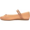 imageMelissa Sophie Jelly Flats for Women  Ballet Flats for Women Bow Applique ampamp Strap Slipon ClosedToe Womens Jelly ShoesMilky Beige