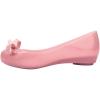 imageMelissa Ultragirl Bow II Flat  Versatile SlipOn Design  Stylish Flats for Women  Sweet Bow Detail  Comfy Fit  PVC ampamp Metal Upper  Laminated Insole  Bubblegum Scent  Dressy FlatsPink