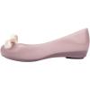 imageMelissa Ultragirl Bow II Flat  Versatile SlipOn Design  Stylish Flats for Women  Sweet Bow Detail  Comfy Fit  PVC ampamp Metal Upper  Laminated Insole  Bubblegum Scent  Dressy FlatsBeige