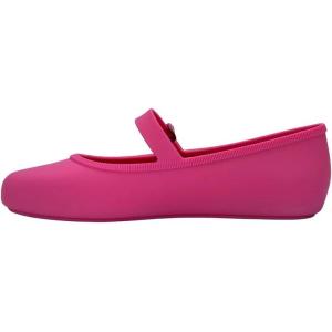 imageMelissa Soft Ballerina Collection  Seasonless Flats for Women  Classic Ballet Style with Adjustable Strap  LightasAir PVC Construction  Soft Foam Insole  Bubblegum ScentPinkPink