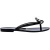imageMelissa Harmonic Eclipse Womens Fashion Sandals  Dressy Flip Flops with Metallic Bow  Lightweight PVC Flexible Design  Summer Sandals for Women Flat ampamp FlexibleBlack