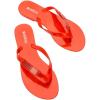 imageMelissa Harmonic M Chic FlipFlops  Metallic Detail  Elegant Melflex Design  Comfortable Thong Sandals for Women  Summer Sandals for FashionForward StyleRed