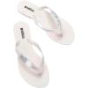 imageMelissa Harmonic M Chic FlipFlops  Metallic Detail  Elegant Melflex Design  Comfortable Thong Sandals for Women  Summer Sandals for FashionForward StyleWhite