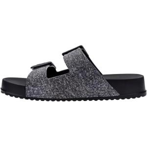 imageComfortable Melissa Sandals with Logo Green Size 7Black Jeans