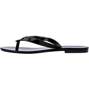 imageMelissa Harmonic M Chic FlipFlops  Metallic Detail  Elegant Melflex Design  Comfortable Thong Sandals for Women  Summer Sandals for FashionForward StyleBlack