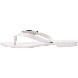 imageMelissa Harmonic M Chic FlipFlops  Metallic Detail  Elegant Melflex Design  Comfortable Thong Sandals for Women  Summer Sandals for FashionForward StyleWhite