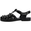 image:imageMelissa Possession Jelly Sandals for Women  The Original Jelly Shoes Fishermans Sandals with Adjustable Strap and Side BuckleBlackDark Grey