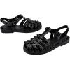 image:imageMelissa Possession Jelly Sandals for Women  The Original Jelly Shoes Fishermans Sandals with Adjustable Strap and Side BuckleBlackDark Grey